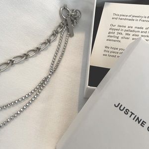 Justine Clenquet Silver Chocker